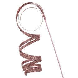 ΧΡ ΡΟΖ GLITTER TWISTED ΚΛΑΔΙ 50ΕΚ