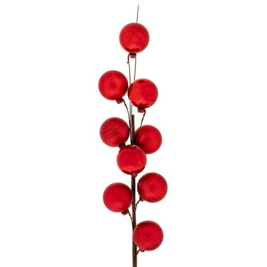 ΧΡ ΚΟΚΚΙΝΟ ΚΛΑΔΙ ΜΕ 9 ΜΠΑΛΙΤΣΕΣ 45ΕΚ