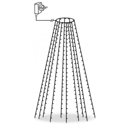 180L LED ΧΤΑΠΟΔΙ ΠΡΑΣΙΝΟ Κ. - ΠΟΛΥΧΡΩΜΟ ΝΕΟΝ Λ. 32 ΠΡΟΓΡΑΜΜΑΤΑ 10 Χ 18L