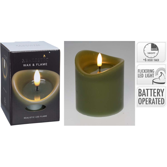 ΚΕΡΙ LED ΛΑΔΙ 9x10 cm