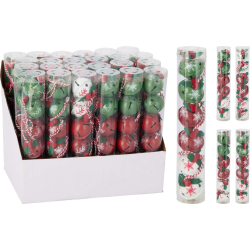 ΚΟΥΔΟΥΝΙΑ ΧΡΙΣΤΟΥΓΕΝΝΩΝ 4cm 3ΧΡΩΜ (ΤΙΜΗ ΤΕΜΑΧΙΟΥ)