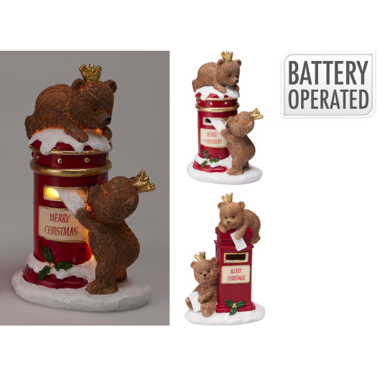 ΓΡΑΜΜΑΤΟΚΙΒΩΤΙΟ LED ΚΟΚΚΙΝΟ ΠΟΛΥΡΕΖΙΝ 11x16cm 2 Σχδ