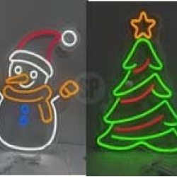 ΦΙΓΟΥΡΕΣ ΝΕΟΝ LED 45x50cm 2Σχδ