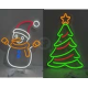 ΦΙΓΟΥΡΕΣ ΝΕΟΝ LED 45x50cm 2Σχδ