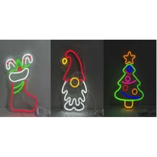 ΦΙΓΟΥΡΕΣ ΝΕΟΝ LED 24x40cm 3Σχδ