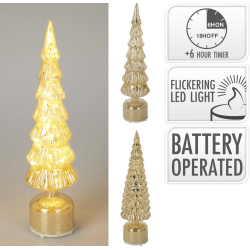 ΔΕΝΤΡΟ LED ΑΠΟ ΓΥΑΛΙ ΜΕ ΚΙΝΗΣΗ 9x40cm 2 Σχδ