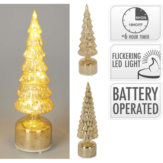 ΔΕΝΤΡΟ LED ΑΠΟ ΓΥΑΛΙ ΜΕ ΚΙΝΗΣΗ 9x36cm 2Σχδ