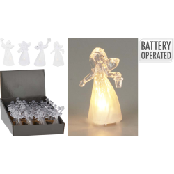 ΆΓΓΕΛΟΣ LED ΑΚΡΥΛΙΚΟ 10cm 4Σχδ