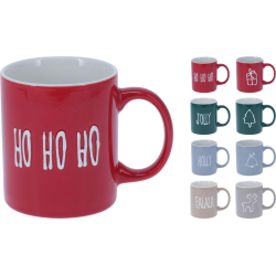 ΚΟΥΠΑ ΧΡΙΣΤΟΥΓΕΝΝΩΝ ΗΟΗΟ ΑΠΟ ΠΟΡΣΕΛΑΝΗ 350ML 9x9cm 8Σχδ