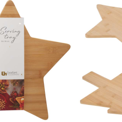 ΔΙΣΚΟΣ BAMBOO ΑΣΤΕΡΙ & ΔΕΝΤΡΟ 30x44x1cm 2Σχδ