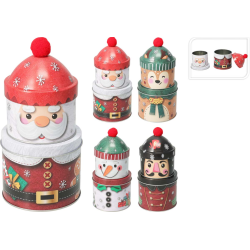 ΚΟΥΤΙ ΜΕΤΑΛΛΙΚΟ ΜΕ ΦΙΓΟΥΡΕΣ 10x22cm & 9x13cm 4Σχδ