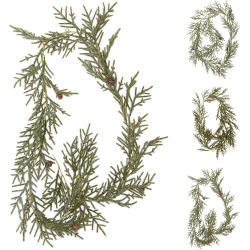 ΓΙΡΛΑΝΤΑ PE ΦΥΣΙΚΗ ΣΕ ΠΡΑΣΙΝΟ 180cm 3Σχδ