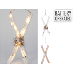 ΣΚΙ 15LED ΞΥΛΟ 15x42cm 2Σχδ