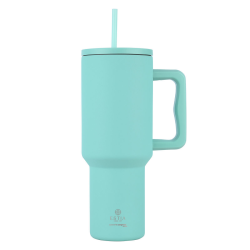 ΘΕΡΜΟΣ STRAW TUMBLER XL SAVE THE AEGEAN 1200ml  BERMUDA GREEN.