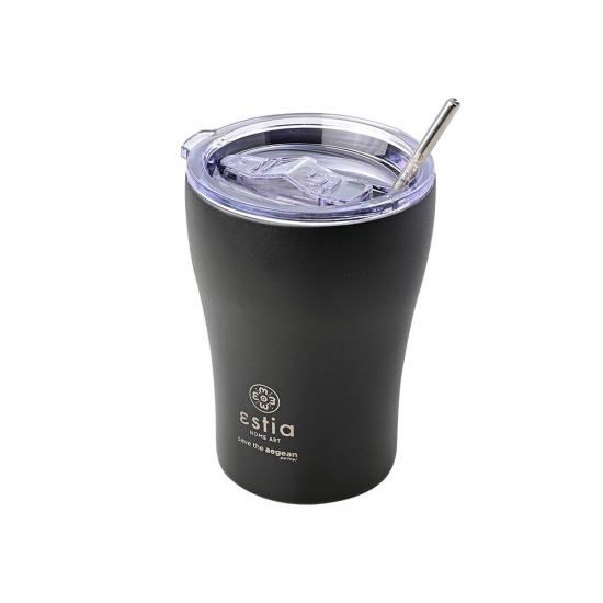 ΘΕΡΜΟΣ COFFEE MUG SAVE THE AEGEAN 350ml MIDNIGHT BLACK ΘΕΡΜΟΣ COFFEE MUG SAVE THE AEGEAN 350ml MIDNIGHT BLACK