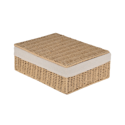 ΚΟΥΤΙ ΑΠΟΘΗΚΕΥΣΗΣ & ΟΡΓΑΝΩΣΗΣ BOTANICA 36x27x13 cm ΜΕ ΕΣΩΤΕΡΙΚΗ ΕΠΕΝΔΥΣΗ & ΚΑΠΑΚΙ