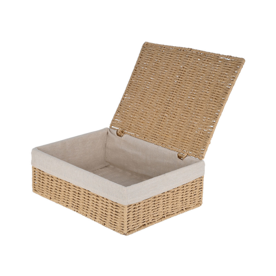 ΚΟΥΤΙ ΑΠΟΘΗΚΕΥΣΗΣ & ΟΡΓΑΝΩΣΗΣ BOTANICA 36x27x13 cm ΜΕ ΕΣΩΤΕΡΙΚΗ ΕΠΕΝΔΥΣΗ & ΚΑΠΑΚΙ