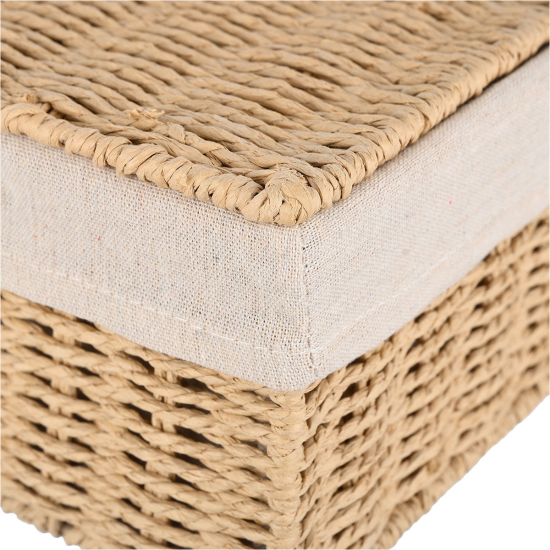 ΚΟΥΤΙ ΑΠΟΘΗΚΕΥΣΗΣ & ΟΡΓΑΝΩΣΗΣ BOTANICA 36x27x13 cm ΜΕ ΕΣΩΤΕΡΙΚΗ ΕΠΕΝΔΥΣΗ & ΚΑΠΑΚΙ