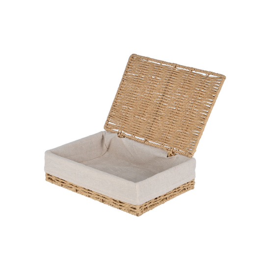 ΚΟΥΤΙ ΑΠΟΘΗΚΕΥΣΗΣ & ΟΡΓΑΝΩΣΗΣ BOTANICA 28x20x10 cm ΜΕ ΕΣΩΤΕΡΙΚΗ ΕΠΕΝΔΥΣΗ & ΚΑΠΑΚΙ