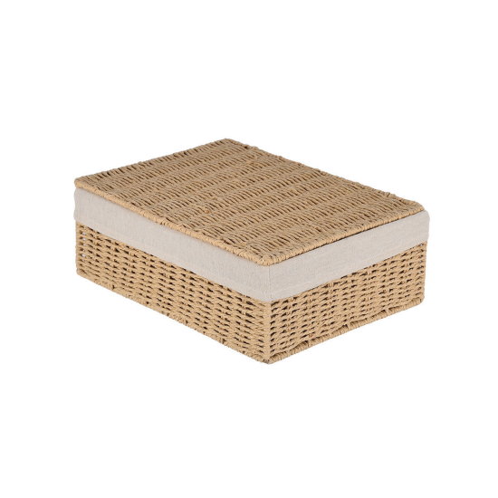 ΚΟΥΤΙ ΑΠΟΘΗΚΕΥΣΗΣ & ΟΡΓΑΝΩΣΗΣ BOTANICA 32x24x12 cm ΜΕ ΕΣΩΤΕΡΙΚΗ ΕΠΕΝΔΥΣΗ & ΚΑΠΑΚΙ