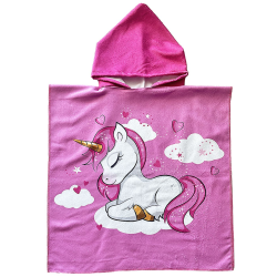 Πόντσο Παιδικό Θαλάσσης Microfiber 60x120cm ΜΟΝΟΚΕΡΟΣ