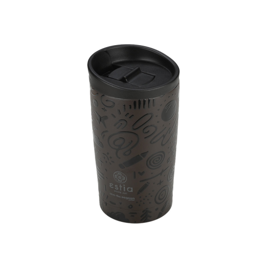 ΘΕΡΜΟΣ TRAVEL MUG SAVE THE AEGEAN 350 ml NOIR ECHO