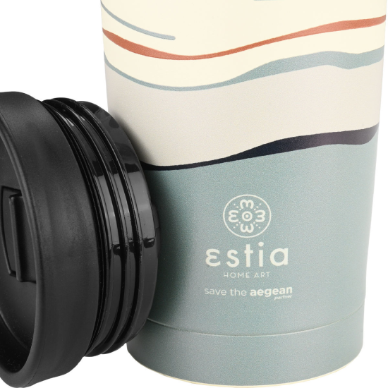ΘΕΡΜΟΣ TRAVEL MUG SAVE THE AEGEAN 350 ml ECOZEN HORIZON