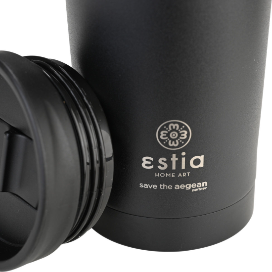 ΘΕΡΜΟΣ TRAVEL MUG SAVE THE AEGEAN 500ml MIDNIGHT BLACK ΘΕΡΜΟΣ TRAVEL MUG SAVE THE AEGEAN 500ml MIDNIGHT BLACK